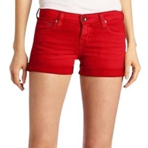 Big Star red Denim shorts